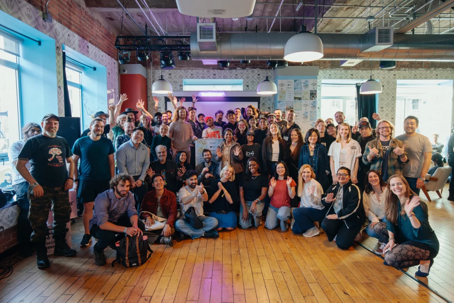 Frontier Tower community — builders together